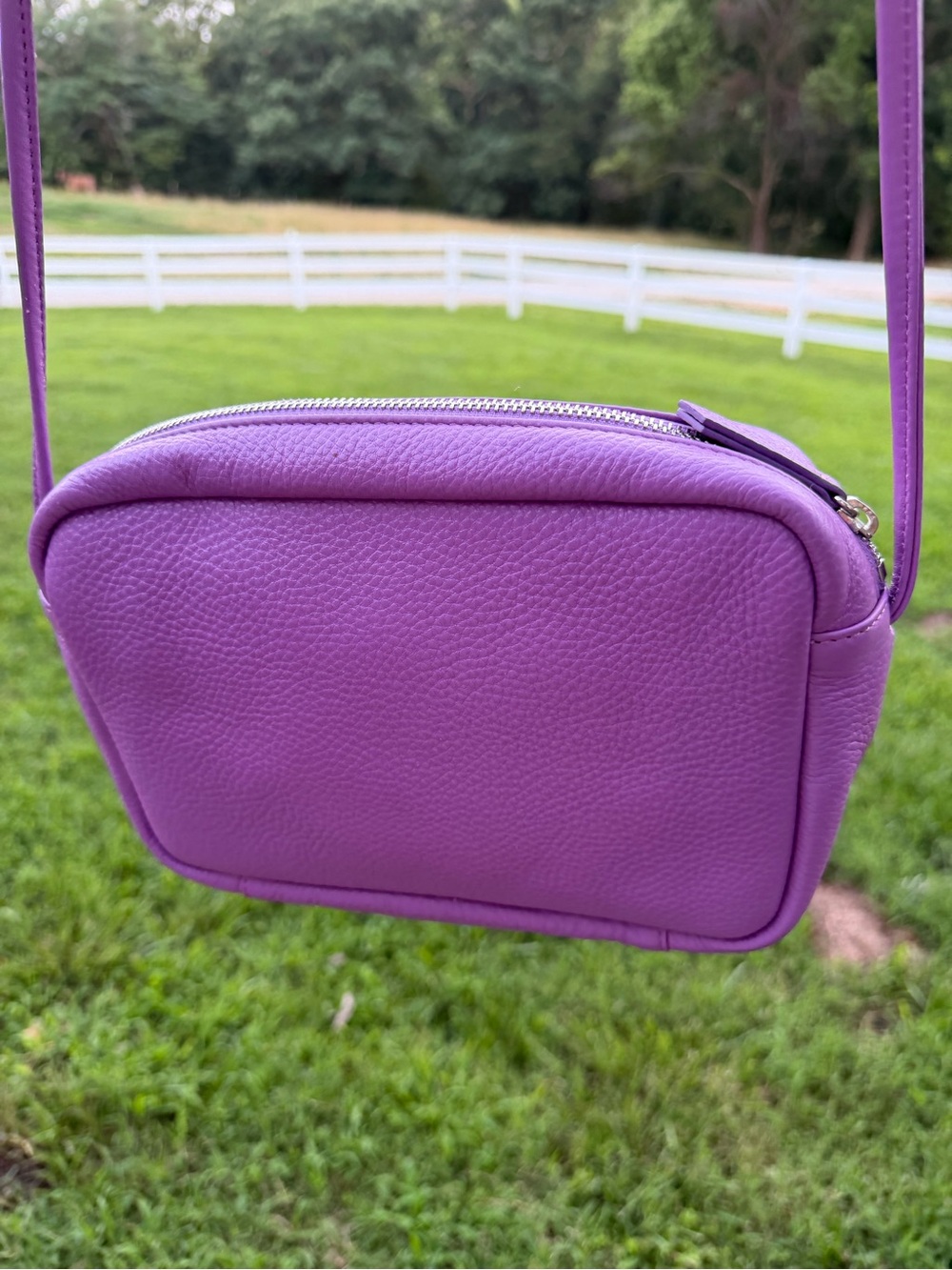 Purple Dachshund Crossbody Bag - 'Mardi Mercredi' - Picture 2 of 5